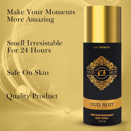 La French Oud Nuit Deodorant For Men & Women | 150ml