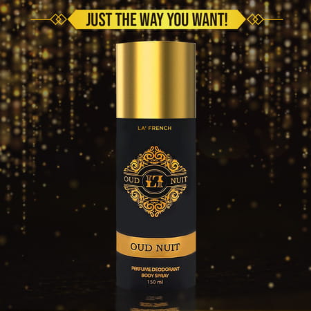 La French Oud Nuit Deodorant For Men & Women | 150ml
