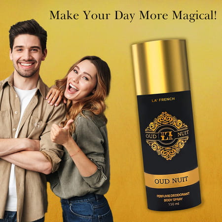 La French Oud Nuit Deodorant For Men & Women | 150ml