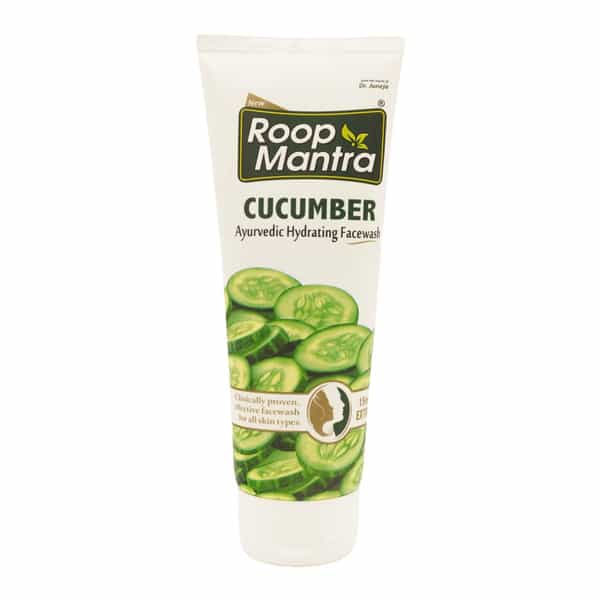 New Roop Mantra Cucumber Ayurvedic Medicinal Facewash Tube Of 115Ml