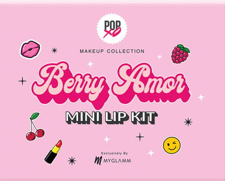 Myglamm Popxo Makeup - Mini Lip Kit-Berry Amor