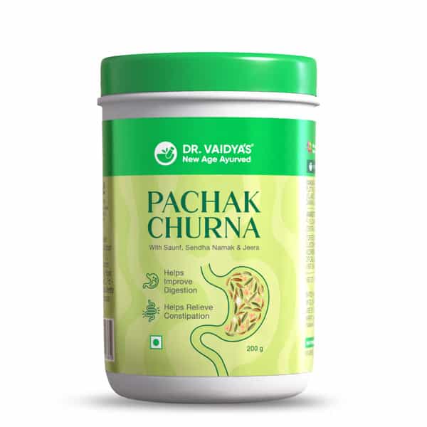 Dr. Vaidya's Pachak Churna| Ayurvedic Digestive Support - 200G | Expert-Formulated Solution
