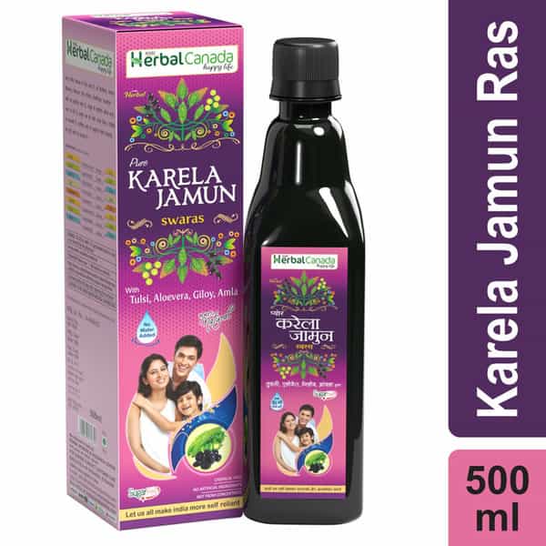 Buy HARC HERBAL CANADA KARELA JAMUN RAS 500ML Online & Get Upto 60