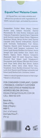 Equalstwo Melasma Cream 100gm