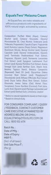 Equalstwo Melasma Cream 100Gm