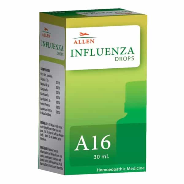 Allen Laboratories A16 Influenza Drops 30 Ml