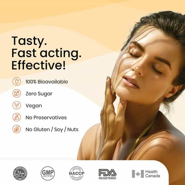 Wellbeing Nutrition Melts Natural Vitamin D3 + K2 For Improved Bone Health 30 Strips