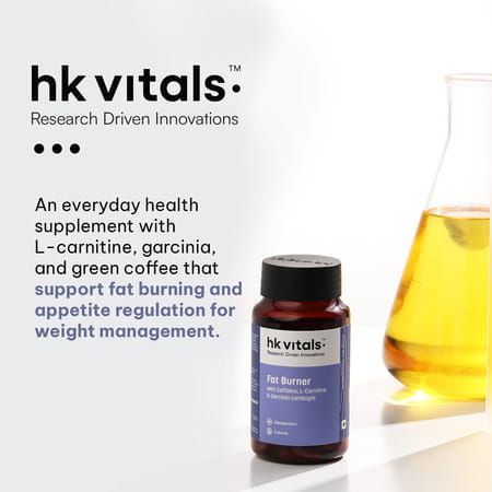 Hk Vitals Fat Burner | Supports Weight Management & Fuels Metabolism (30 Tablets)