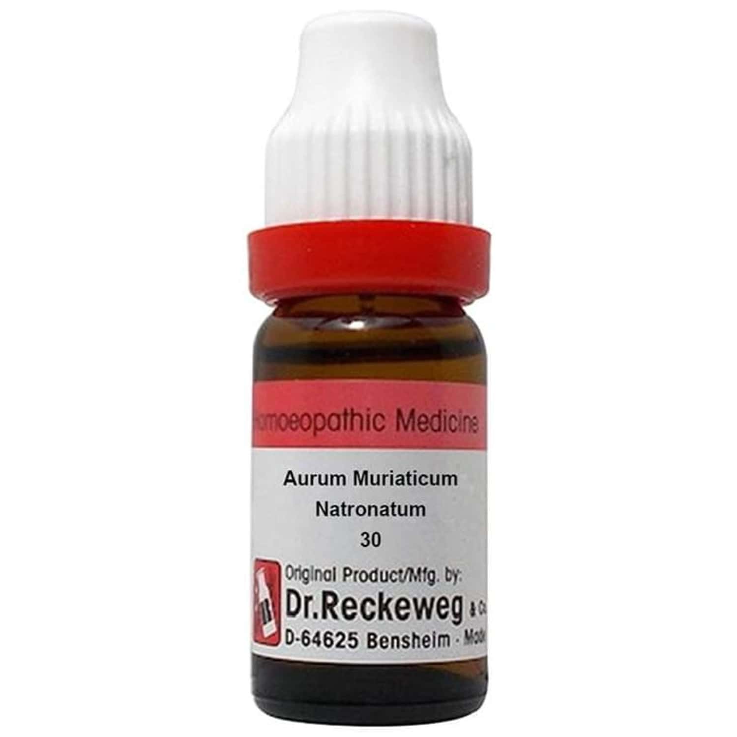 Dr. Reckeweg Aurum Muriaticum Natronatum Dilution 30 Ch 11 Ml