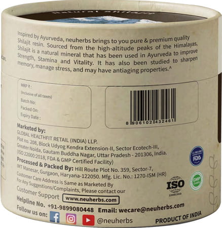 Neuherbs Pure Himalayan Shilajit 15g