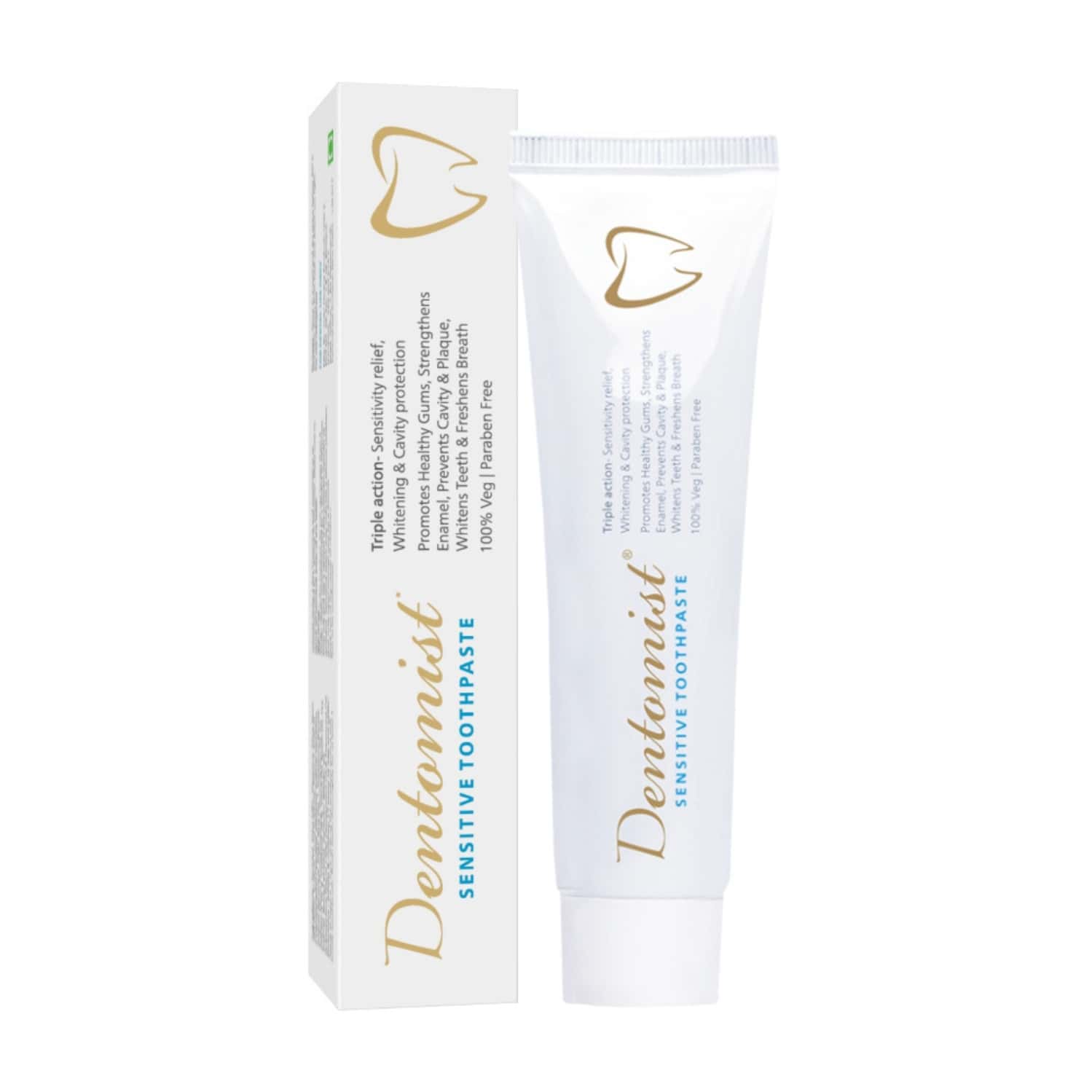Dentomist Sensitive Toothpaste - 100 Gm | Paraben Free | Complete Protection