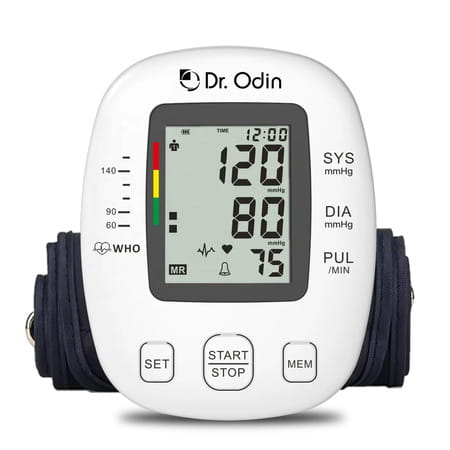 Dr. Odin Digital Blood Pressure Monitor | Accurate Bp Pulse Readings | Large Cuff (22-42cm) | Obp104