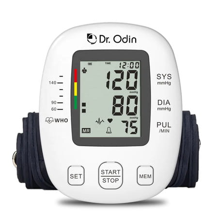Dr. Odin Digital Blood Pressure Monitor | Accurate Bp Pulse Readings | Large Cuff (22-42cm) | Obp104