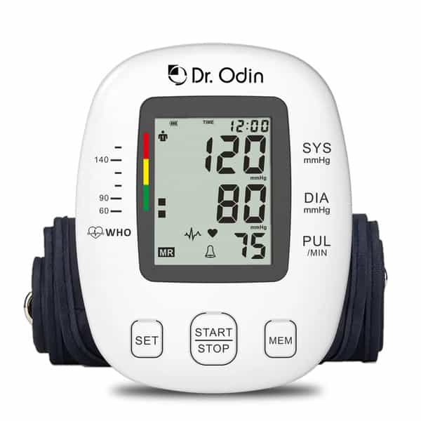 Dr. Odin Digital Blood Pressure Monitor | Accurate Bp Pulse Readings | Large Cuff (22-42Cm) | Obp104
