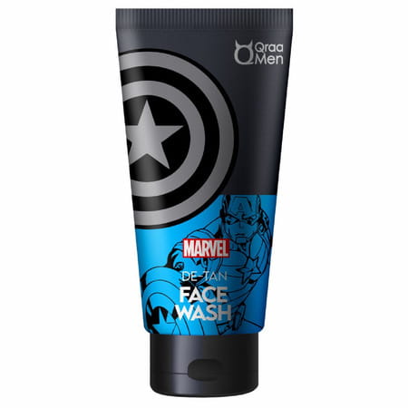 Qraa Captain America De-tanning And Skin Lightening Face Wash - 100g