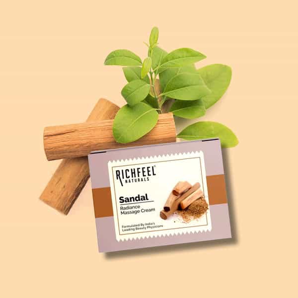 Richfeel Sandal Radiance Massage Cream 100 G