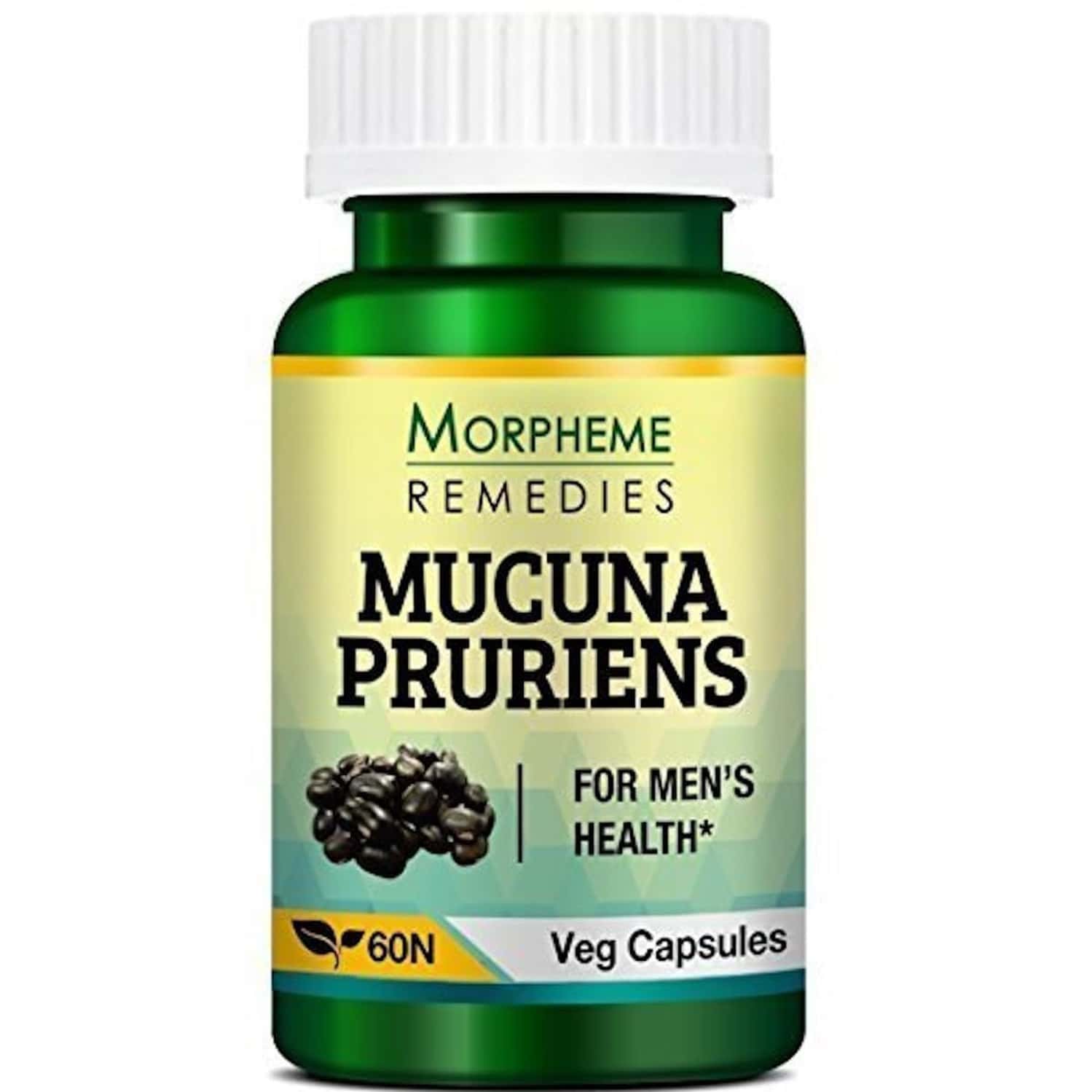 Morpheme Remedies Mucuna Pruriens Kapikachhu 500 Mg - 60 Veg Capsules