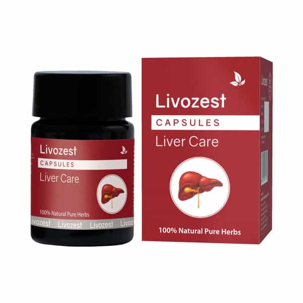 Livozest Capsules 10 Caps | Liver Health Supplement | Detox Liver (Pack Of 1)