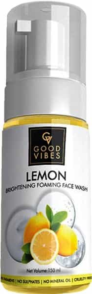 Good Vibes Brightening Foaming Face Wash Lemon - 150Ml
