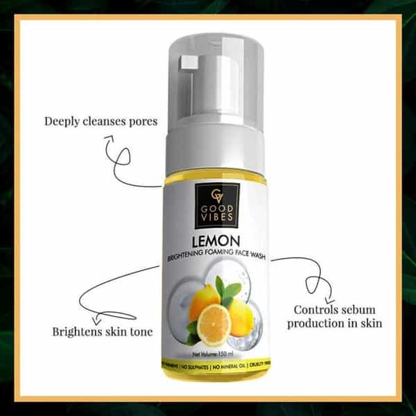 Good Vibes Brightening Foaming Face Wash Lemon - 150Ml