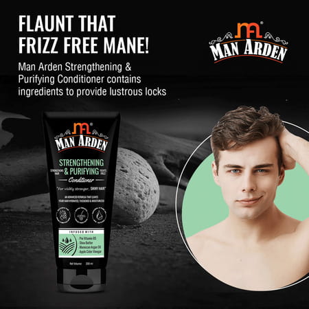 Man Arden Hair Strengthening & Purifying Conditioner With Pro Vitamin B5 200 Ml