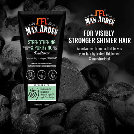 Man Arden Hair Strengthening & Purifying Conditioner With Pro Vitamin B5 200 Ml