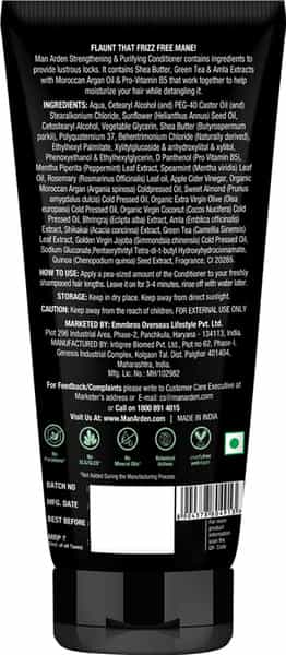 Man Arden Hair Strengthening & Purifying Conditioner With Pro Vitamin B5 200 Ml
