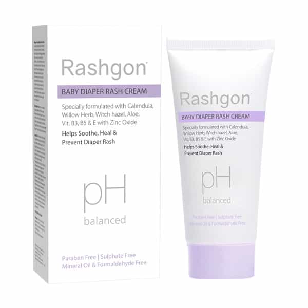 Rashgon Baby Diaper Rash Cream 50 Gm | With Calendula & Witch Hazel (Pack Of 2)