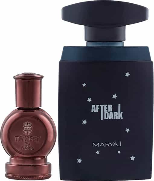 Ajmal Tempest Cp Alcohol-Free Attar 12Ml For Unisex And Maryaj After Dark Edp 100Ml For Men