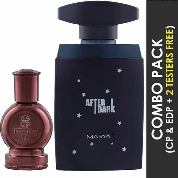 Ajmal Tempest Cp Alcohol-Free Attar 12Ml For Unisex And Maryaj After Dark Edp 100Ml For Men