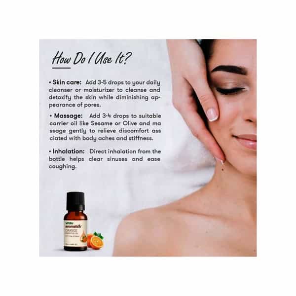 Vasu Aromatics Orange Essential Oil - 10 Ml