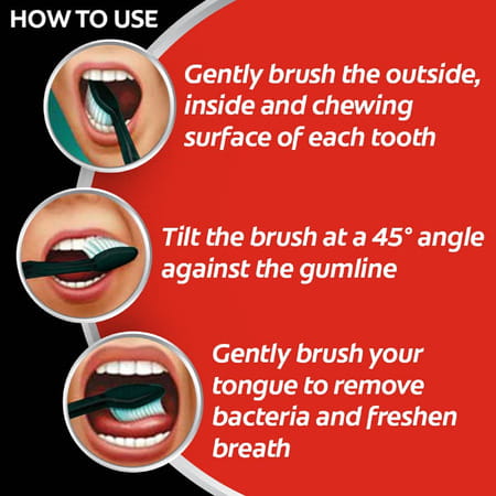 Colgate Slimsoft Charcoal Soft Black Bristles Manual Toothbrush For Adults | 8 Pcs (buy4 Get 4)