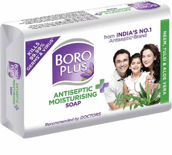Boroplus Antiseptic + Moisturising Soap - Neem | Tulsi & Aloe Vera - 125 Gm