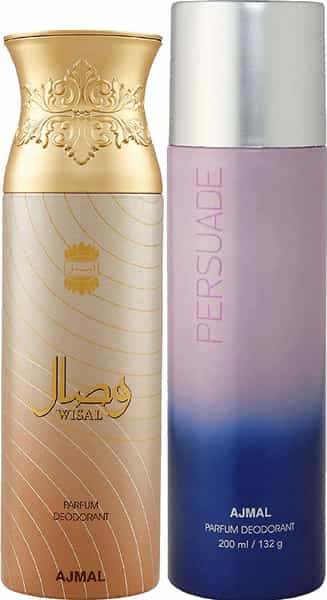 Ajmal Wisal For Women And Persuade For Men & Women Each 200Ml (Total 400Ml)