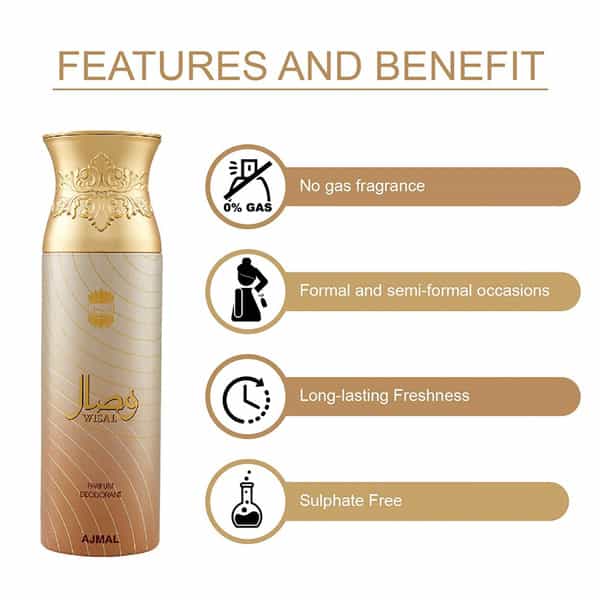 Ajmal Wisal For Women And Persuade For Men & Women Each 200Ml (Total 400Ml)