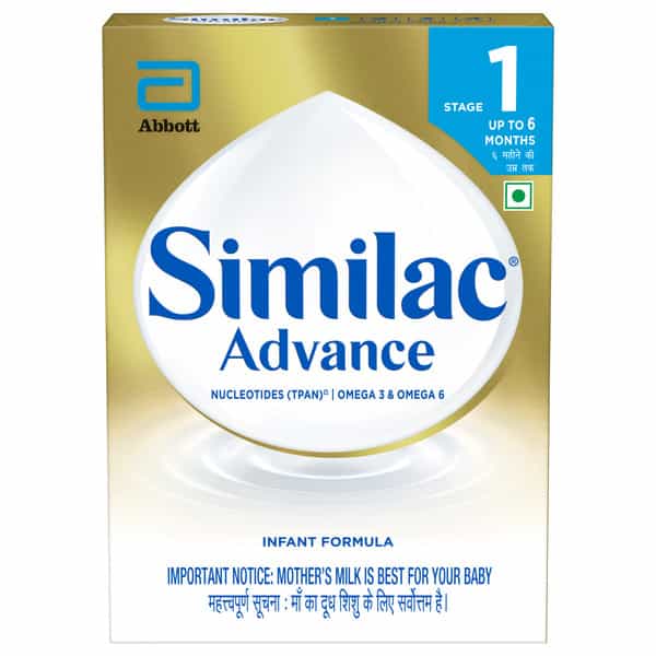 Similac Advance Stage 1 | Infant Formula |Upto 6 Months | Box 400 Gm