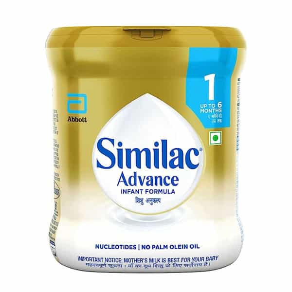 Similac Advance Stage 1 | Infant Formula |Upto 6 Months | Jar 400 Gm