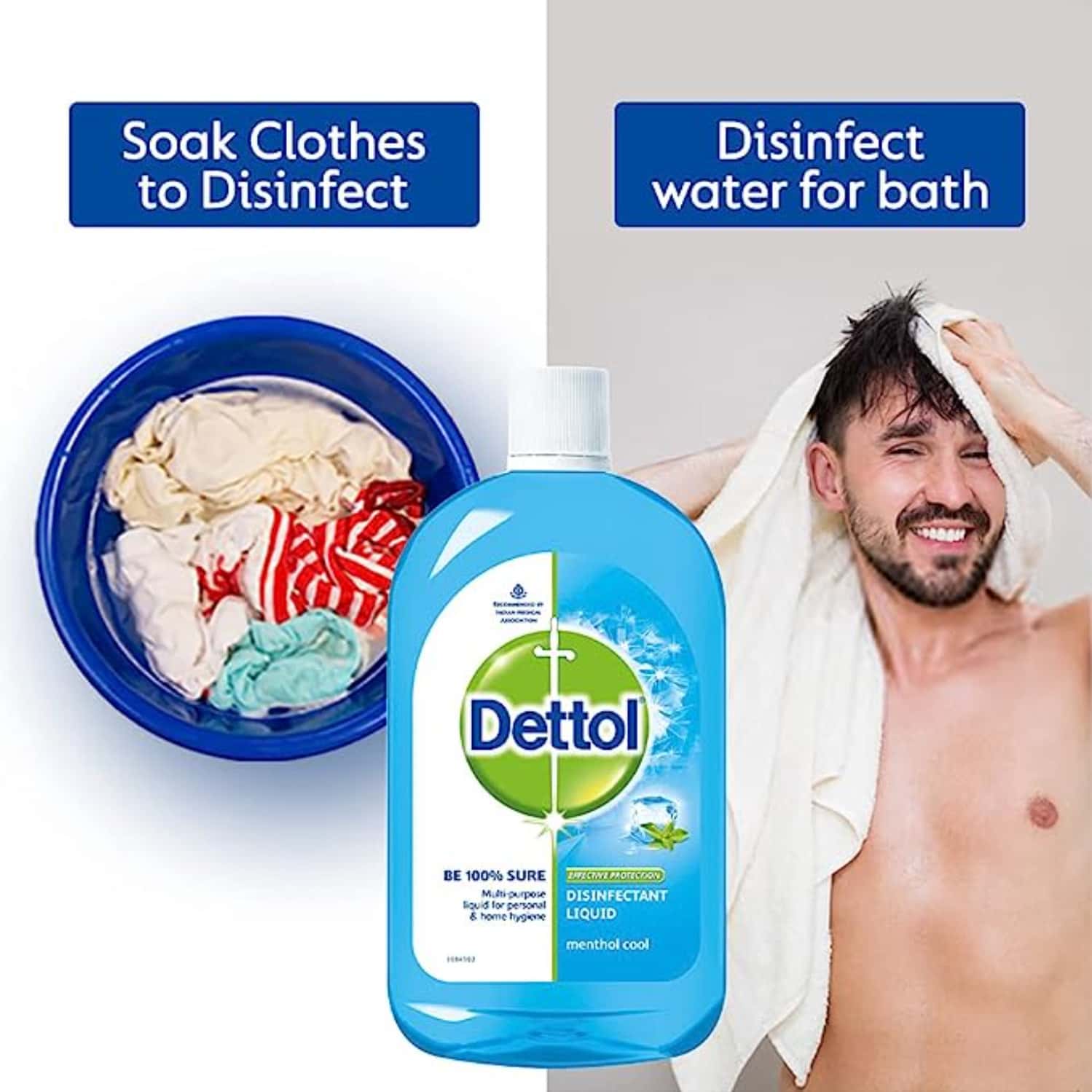Buy DETTOL DISINFECTENT MENTHOL COOL DISINFECTANT LIQUID 500 ML Online
