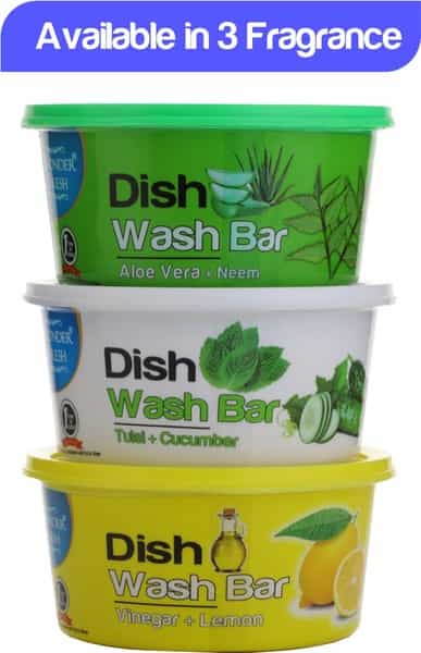 Wonder Fresh Dishwash Bar Vinegar + Lemon 750Gm