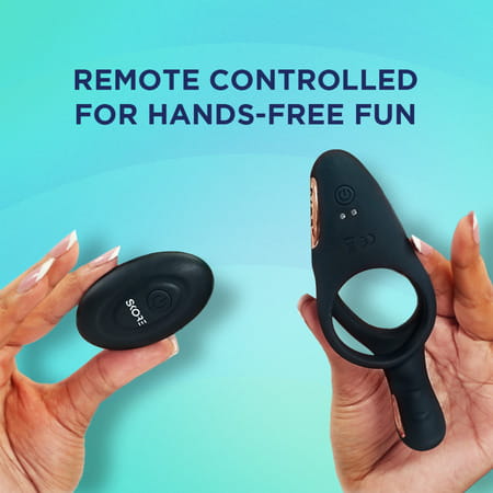 Skore Tremor - Dual Motor Vibrating Ring With Ball Strap