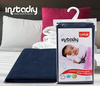 Luvlap Instadry Extra Absorbent Dry Sheet Bed Protector Navy Blue 0M Medium 70X100cm