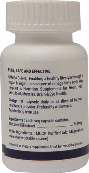 Welocity Booster's Omega 3-6-9- Vegan Supports Heart Health Improves Bone Joint.