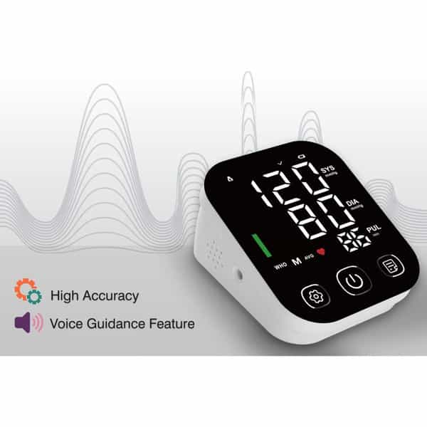Healthy Wind Rechargeable Blood Pressure Monitor | Adjustable Arm Cuff | Comfortable Fit