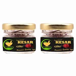 Fij Ayurveda Saffron Thread Kesar - 2gm (combo Pack)