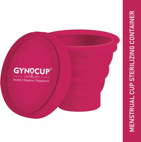 Gynocup Collapsible Silicone Menstrual Cup Sterilizer (Multicolor)