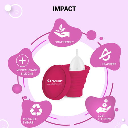 Gynocup Collapsible Silicone Menstrual Cup Sterilizer (Multicolor)