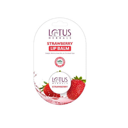 Lotus Herbals Lip Balm Strawberry - 5 G