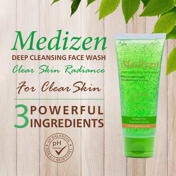 Medizen Deep Cleansing Face Wash - 100 Ml