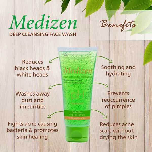 Medizen Deep Cleansing Face Wash - 100 Ml