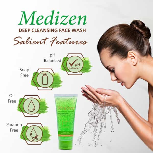 Medizen Deep Cleansing Face Wash - 100 Ml